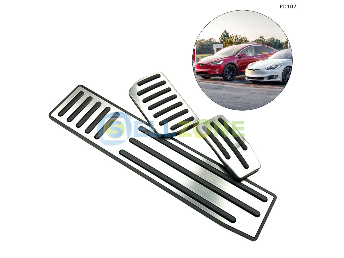 Спортни педали против хлъзгане за Tesla Model S и X – газ, спирачка и почиващ – PD102 - Sellzone.bg Спортни педали против хлъзгане за Tesla Model S и X – газ, спирачка и почиващ – PD102